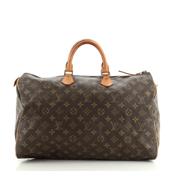 Louis Vuitton Speedy Handbag Monogram Canvas 40