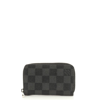Louis Vuitton Zippy Coin Purse Damier Graphite Vertical
