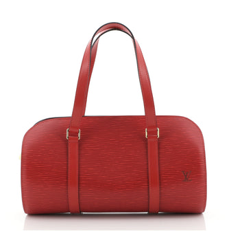 Louis Vuitton Soufflot Handbag Epi Leather
