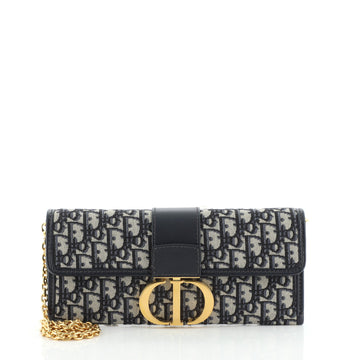 Christian Dior 30 Montaigne Clutch Oblique Canvas
