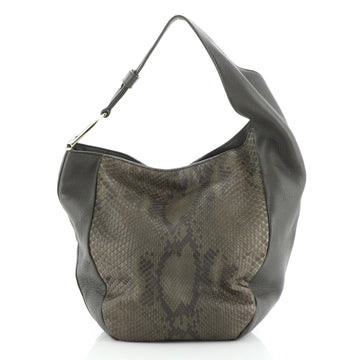Gucci Greenwich Hobo Python and Leather Large