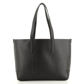 Burberry TB Shopping Tote Leather Large