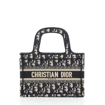 Christian Dior Book Tote Oblique Canvas Mini