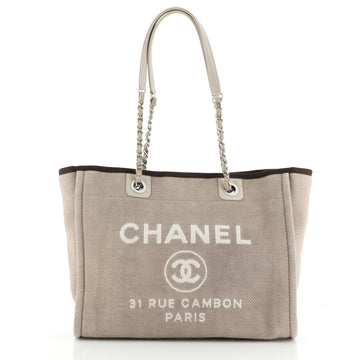 Chanel Deauville Tote Canvas Small