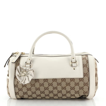 Gucci Trophy Boston Bag GG Canvas Medium