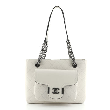Chanel Archi Chic Shopping Tote Quilted Grained Calfskin Small