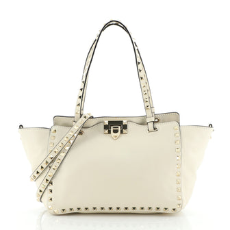 Valentino Rockstud Tote Soft Leather Small