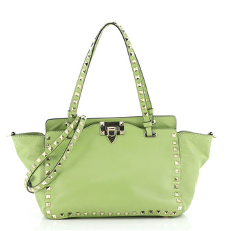 Valentino Rockstud Tote Soft Leather Small