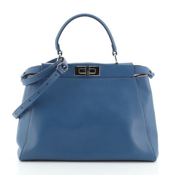 Fendi Peekaboo Bag Leather with Calf Hair Interior Regular