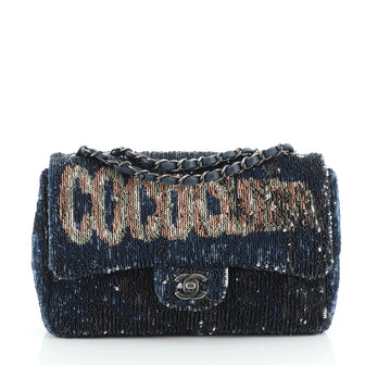Chanel Coco Cuba Flap Bag Sequins Medium
