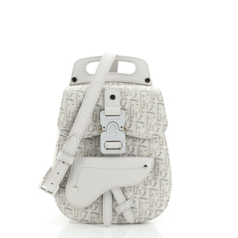 christian dior mini backpack Grained Calfskin Rider Black 304930 on the shoulder Dior Montaigne Matelass Mini Backpack
