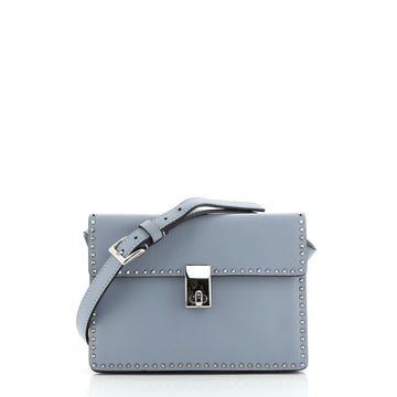 Valentino Turnlock Waist Bag Leather with Micro Rockstuds