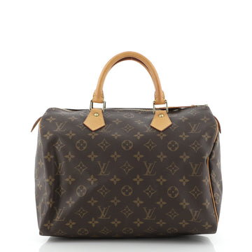 Louis Vuitton Speedy Handbag Monogram Canvas 30