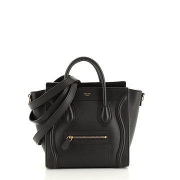 Celine Luggage Bag Smooth Leather Nano