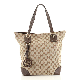 Gucci Charm Tote GG Canvas Medium