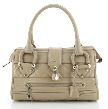 Burberry Manor Bag Quilted Leather Large