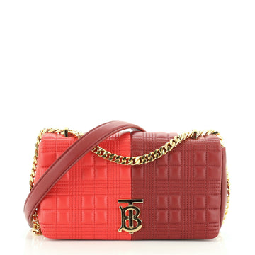 Burberry Lola Shoulder Bag Quilted Lambskin Small