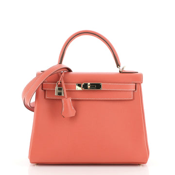 Hermes Candy Kelly Handbag Epsom 28