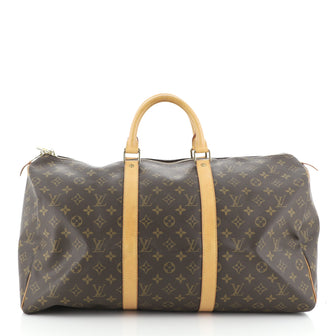 Louis Vuitton Keepall Bag Monogram Canvas 50
