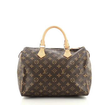 Louis Vuitton Speedy Handbag Monogram Canvas 30