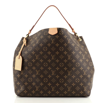 Louis Vuitton Graceful Handbag Monogram Canvas MM
