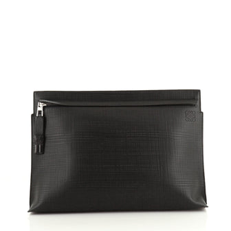 Loewe T Pouch Textured Leather XL