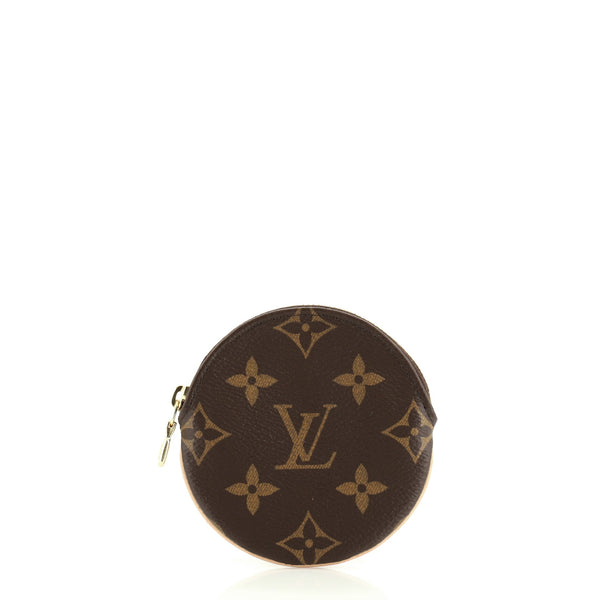 Louis Vuitton 2006 LV Monogram Round Coin Purse - Brown Wallets,  Accessories - LOU799128