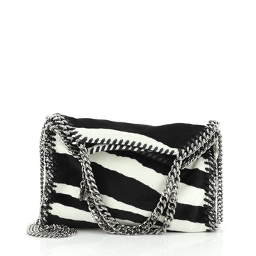 Stella McCartney Falabella Fold Over Bag Printed Velvet Mini