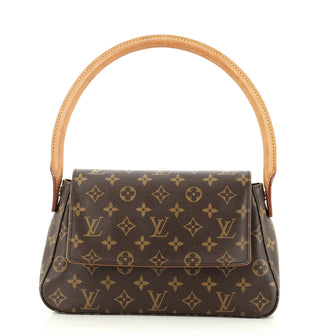 Louis Vuitton Looping Handbag Monogram Canvas Mini