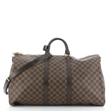Louis Vuitton Keepall Bandouliere Bag Damier 55