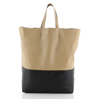 Celine Vertical Bi-Cabas Tote Leather Large
