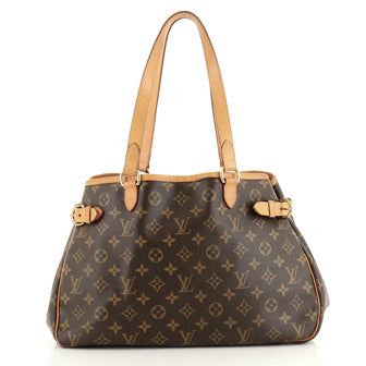 Louis Vuitton Batignolles Handbag Monogram Canvas Horizontal