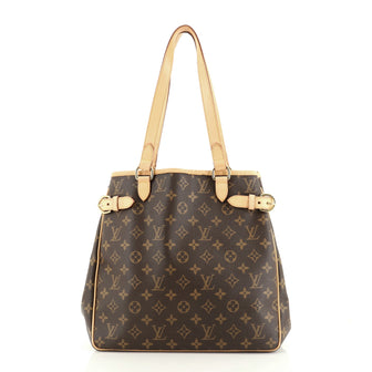 Louis Vuitton Batignolles Handbag Monogram Canvas Vertical