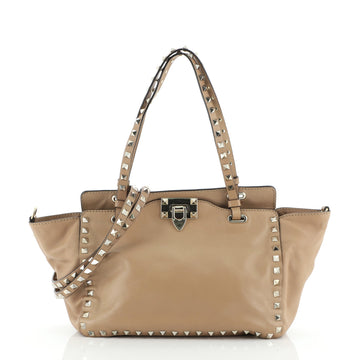 Valentino Rockstud Tote Soft Leather Small