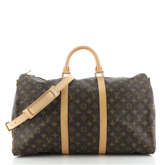 Louis Vuitton Keepall Bandouliere Bag Monogram Canvas 50