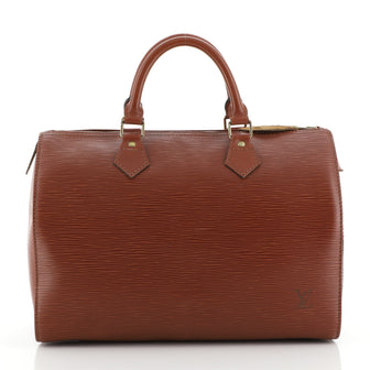 Louis Vuitton Speedy Handbag Epi Leather 30