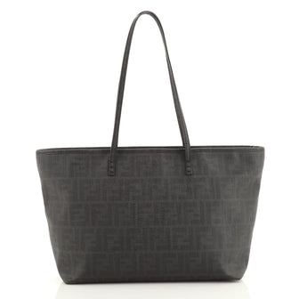 Fendi Roll Tote Zucca Coated Canvas Medium