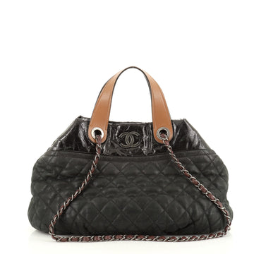 Chanel In The Mix Tote Quilted Iridescent Calfskin Medium