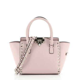 Valentino Rockstud Tote Rigid Leather Small