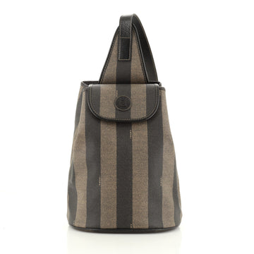 Fendi Pequin Sling Backpack Coated Canvas Medium