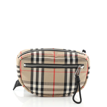 Burberry Cannon Bum Bag Vintage Check Canvas Small