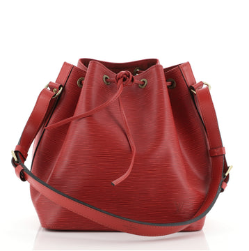 Louis Vuitton Petit Noe Handbag Epi Leather