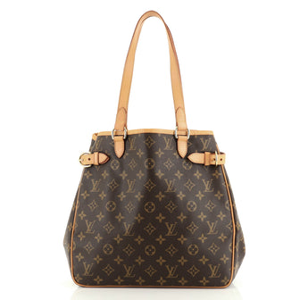 Louis Vuitton Batignolles Handbag Monogram Canvas Vertical