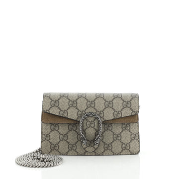 Gucci Dionysus Bag GG Coated Canvas Super Mini