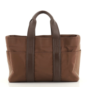 Hermes Acapulco Tote Nylon and Leather MM
