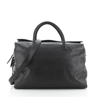 Chanel Vintage Timeless Convertible Duffle Leather Large