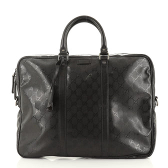 Gucci Convertible Briefcase GG Imprime Large
