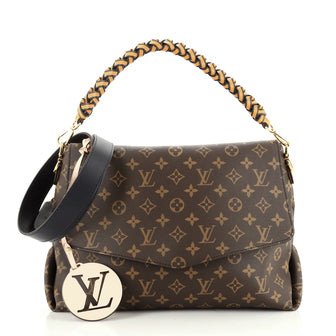Louis Vuitton Braided Handle Beaubourg Handbag Monogram Canvas MM