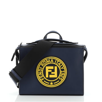 Fendi Logo Patch Lui Messenger Bag Leather Mini