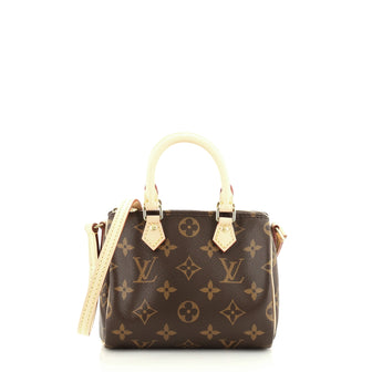Louis Vuitton Speedy Bandouliere Bag Monogram Canvas Nano
